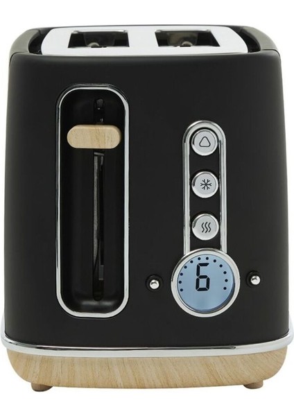 2 Dilim Mat Siyah Tost Makinesi, Şık Tasarım ve Kullanışlı Özellikler fiyatları