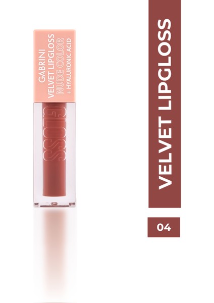 Velvet Lipgloss Nude Color