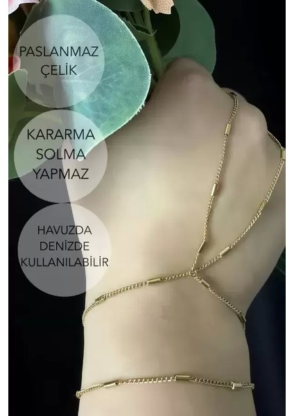 Cylia Zincir Gold Çelik Şahmeran | Vera Serisi
