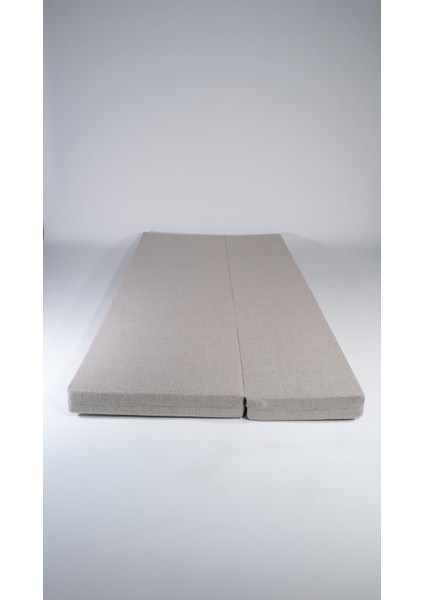 Katlanır Sünger Yatak 60*40*185*10 cm Uzunluk Gri Sünger Keten Kumaş modelleri
