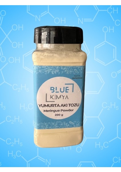 Yumurta Beyazı (Akı) Tozu 200 gr - Meringue Powder - Kolay Kullanım