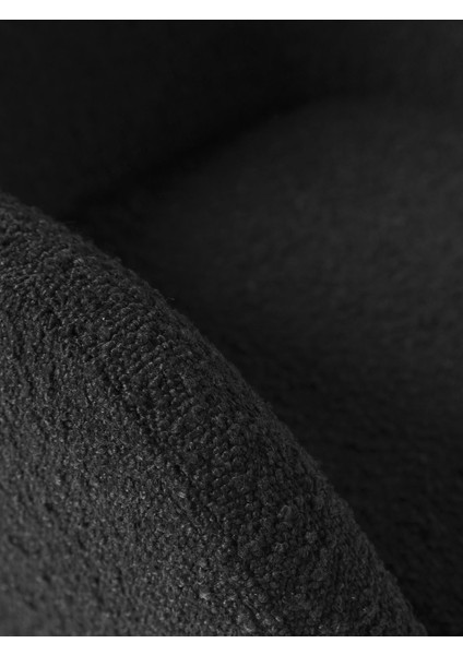 Bouclé Ofis Sandalyesi Lucie: Beyaz, Altın Ayaklı, Ayarlanabilir