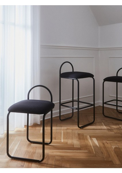 Angui Bar Taburesi – Siyah Döşeme, Minimalist Tasarım fırsatları