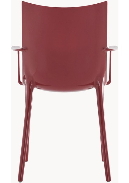 H.h.h. Kolçaklı Sandalye - Parlak Siyah Plastik fırsatları