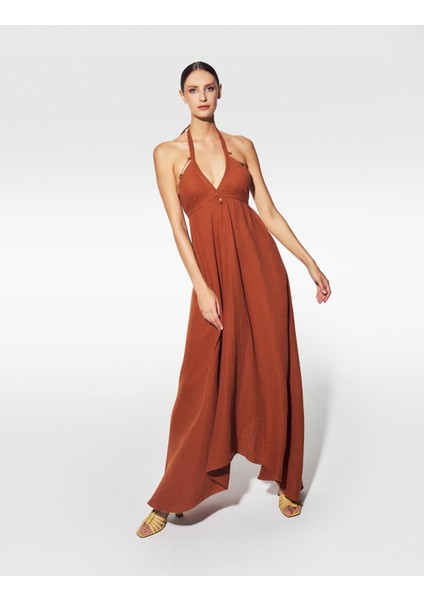 Steno Kiremit Kadın Elbise modelleri