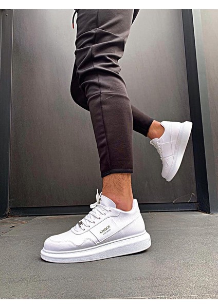 J040 Bağcıklı Ortopedik Taban Erkek Günlük Sneaker Spor Ayakkabı Bt Beyaz modelleri