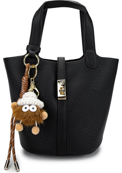 Kadın Vegan Siyah Omuz Çanta 921 26956 Bn Cnt Y25 Black