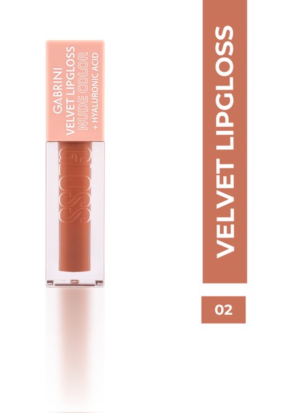 Velvet Lipgloss Nude Color