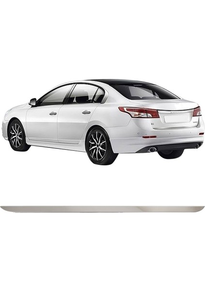Renault Latitude Uyumlu 2010 ve Üzeri Krom Bagaj Alt Çıtası Paslanmaz Çelik
