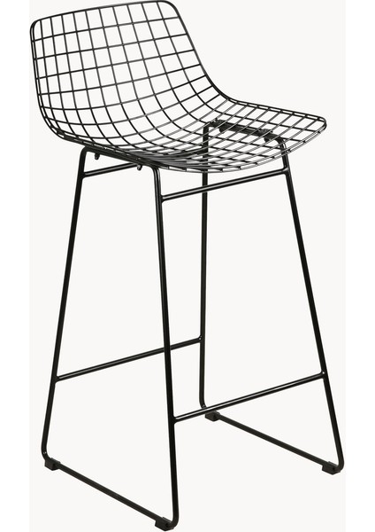 Wire Metal Bar Taburesi - Gümüş Rengi, Minimalist ve Çok Yönlü