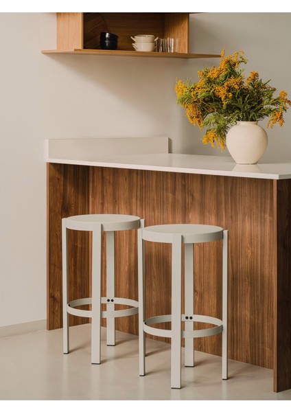 Doon Metal Bar Taburesi - Kraliyet Mavisi, Istiflenebilir Tasarım indirimleri