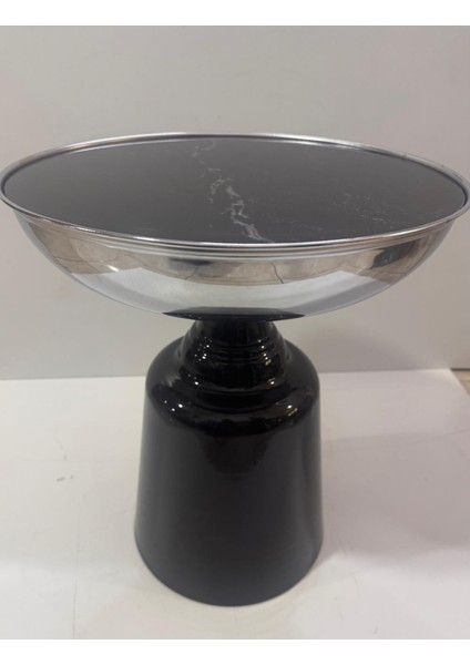 Neo Marble Black – Modern Tasarım Yan Sehpa