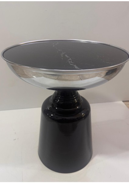 Neo Marble Black – Modern Tasarım Yan Sehpa