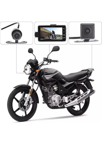 Full Hd Ön-Arka Motorsiklet Kamerası Hd Kamera ( 32GB Kadar Takılabilir Kart Dahil Değildir ) fırsatları