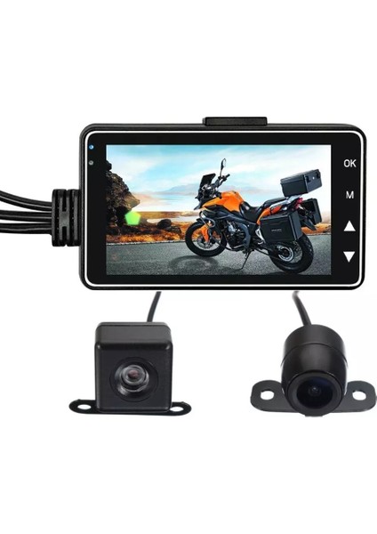 Full Hd Ön-Arka Motorsiklet Kamerası Hd Kamera ( 32GB Kadar Takılabilir Kart Dahil Değildir ) indirimleri