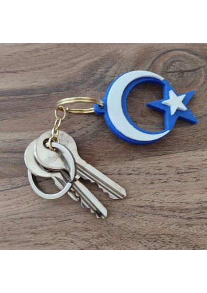 Doğu Türksitan Bayrağı Anahtarlık