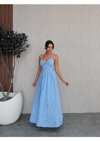 Sırt Bağlamalı Fisto Elbise