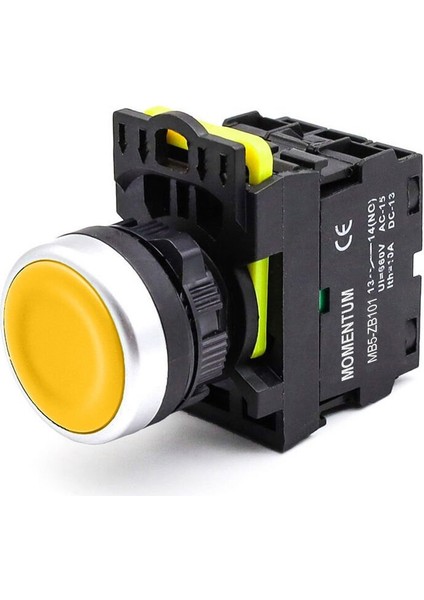 D22 Buton Yaylı Sarı NO MB5-EA510