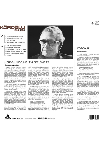 Ruhi Su - Köroğlu (Plak)