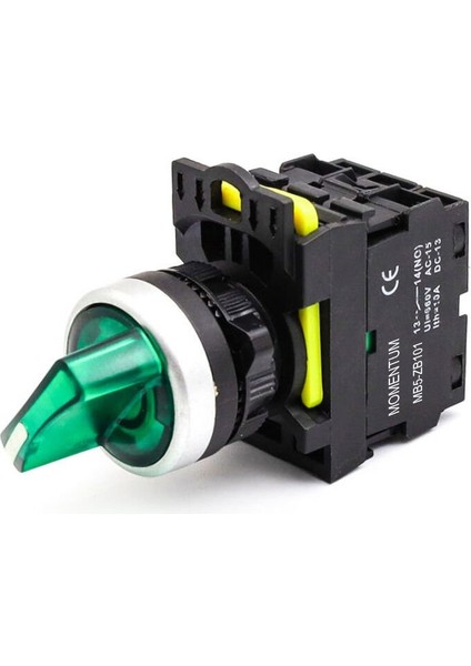 D22 Buton Mandal Led Yeşil 0-1 NO MB5-EK731