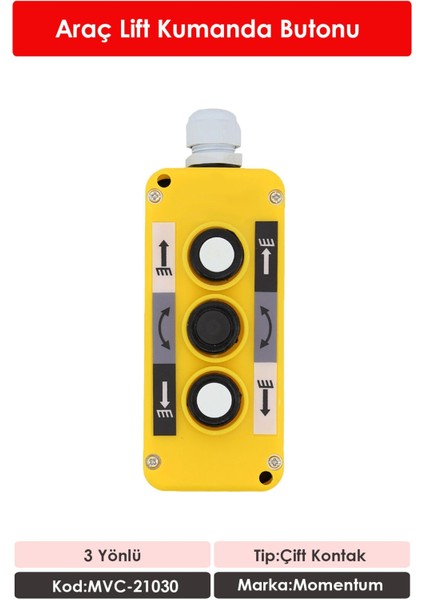Araç Lift Kumanda Butonu 3 Yön MVC-21030 fiyatları