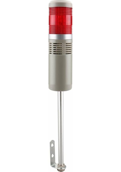 D50 Işıklı Kolon 230VAC Led Sabit Buzzer Kırmızı MST-53151