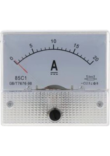Ampermetre Analog 60x60mm 2.5ADC PAD-60002