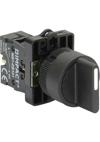 22mm Kalıcı Mandal Buton 0-1 NO MB3-ED210