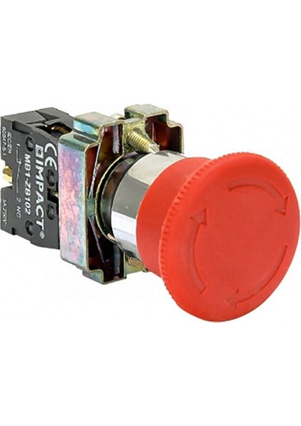 22mm Acil Stop Butonu NC MB3-BS542