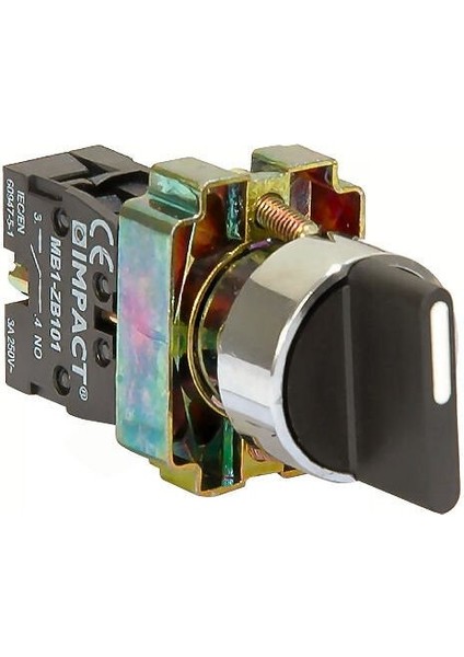 22mm Yaylı Mandal Buton 0-1 NO MB3-BD410