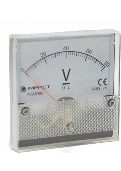 Voltmetre Analog 80x80mm 20VDC PVD-80020