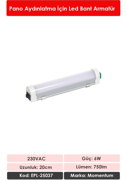 Lineer Led Armatür T10 7000K 230VAC 5W 20cm EPL-25037 fiyatları