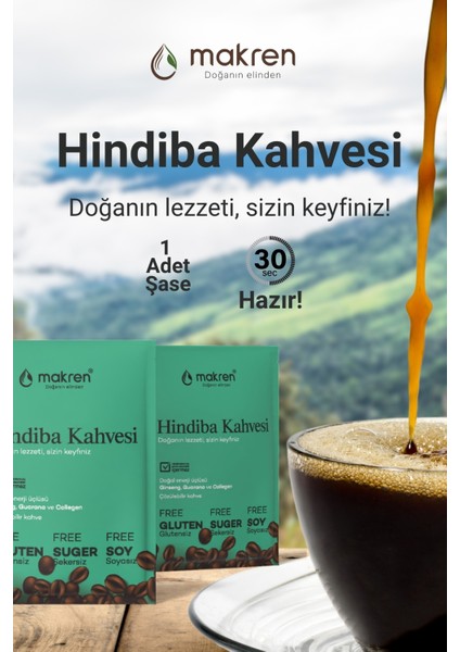 Hindiba Kahvesi 30 Adet 3g Şase modelleri