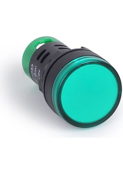 22mm Led Sinyal Lambası 230VAC Yeşil MB3-EV936