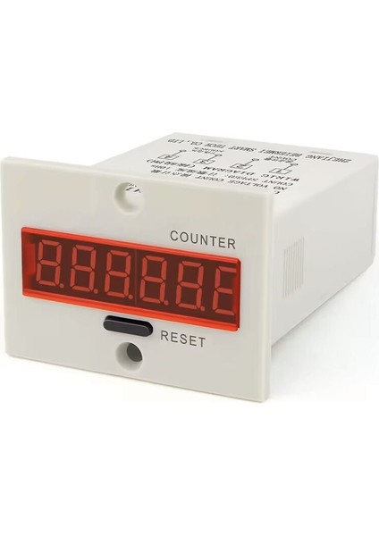 Dijital Sayıcı Resetli 6 Hane 24VDC MCN-22607