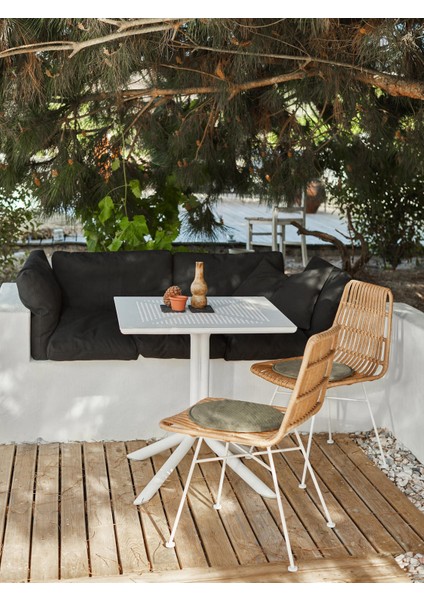 Costa Polyrattan Sandalye Seti (2’li) – Iç ve Dış Mekan, Hafif ve Zarif Tasarım