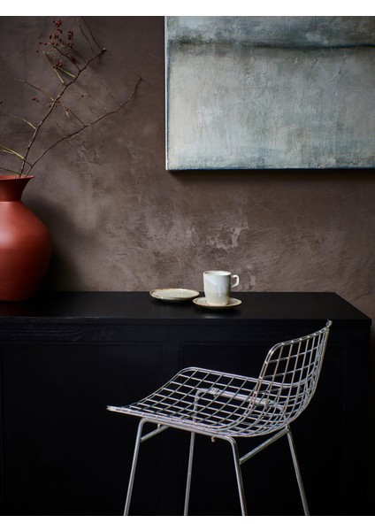 Wire Metal Tezgah Taburesi – Siyah, Endüstriyel Tasarım fiyatları