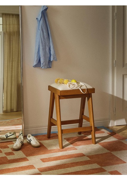 Sissi Döşemeli Bar Taburesi - Greige, Modern Tasarım modelleri