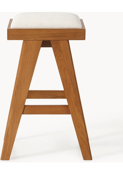 Sissi Döşemeli Bar Taburesi - Greige, Modern Tasarım indirimleri