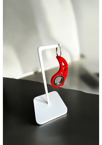 Keyrambit Rulmanlı Kırmızı Dönen Anahtarlık – 1 Adet
