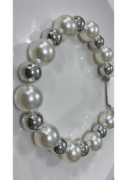 Iri Inci ve Silver Top Kolye