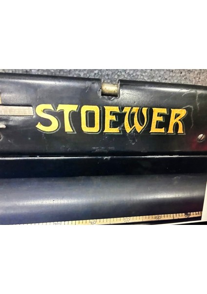 Stower Record 1930’LAR Alman Cam Tuş Daktilo - Sorunsuz Çalışır Durumda