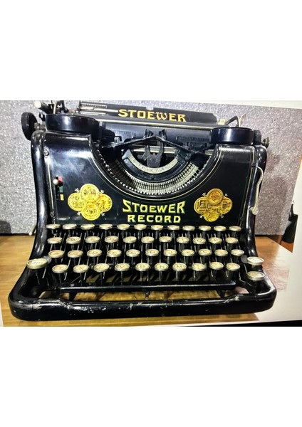 Stower Record 1930’LAR Alman Cam Tuş Daktilo - Sorunsuz Çalışır Durumda modelleri