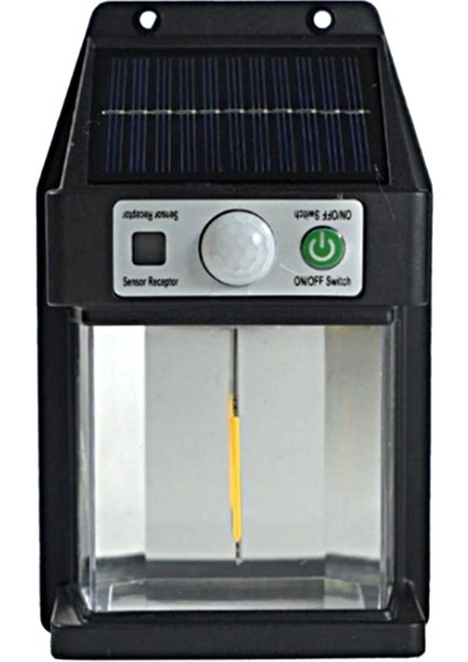 4 Adet Sarı Nostaljik Ledli Solar Güneş Enerjili Hareket Sensörlü Bahçe Garaj Ev Aydınlatma Lambası modelleri