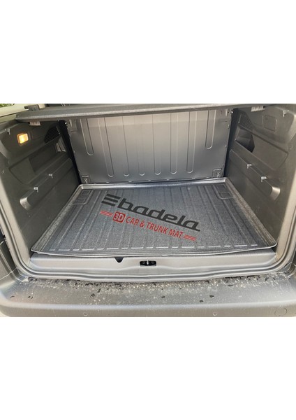 Opel Combo 2019- Sonrası Koltuklu Van 3D Kauçuk Bagaj Havuzu