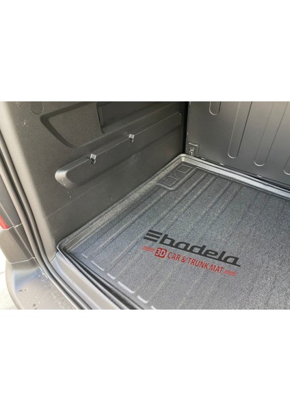 Opel Combo 2019- Sonrası Koltuklu Van 3D Kauçuk Bagaj Havuzu