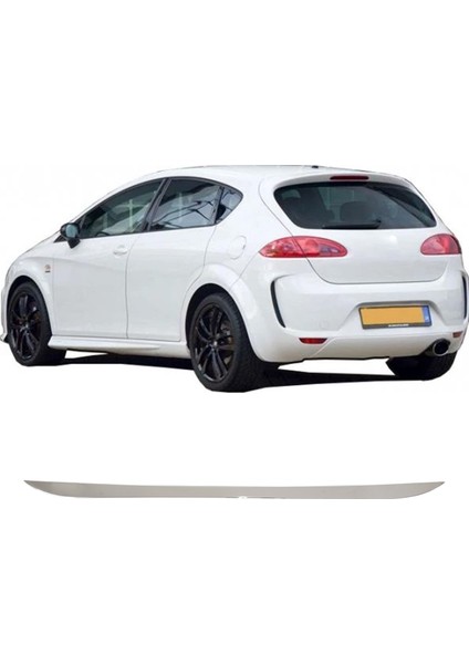 Seat Leon Uyumlu 2005-2012 Krom Bagaj Alt Çıtası Paslanmaz Çelik