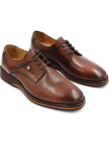 Içi Dışı Haiki Deri Eva Hafif Taban Gümlük Erkek Ayakkabı Taba