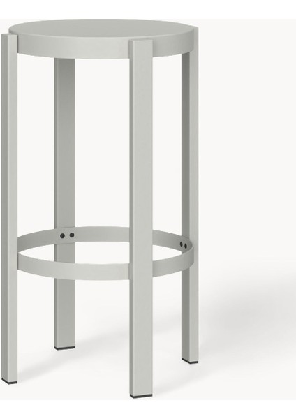 Doon Metal Bar Taburesi - Açık Gri, Istiflenebilir Tasarım fiyatları