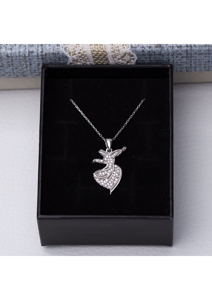 Semazen-Mevlevi Model 925 Ayar Gümüş Kadın Kolye modelleri
